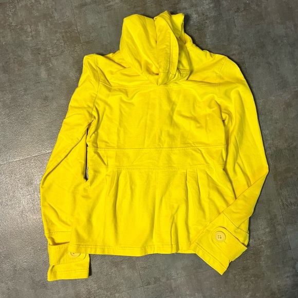 Jack by BB Dakota Yellow Coatigan with Hood - Picture 4 of 5